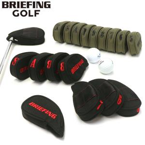 日本正規品 ブリーフィング ゴルフ ヘッドカバー BRIEFING GOLF STANDARD SERIES SEPARATE IRON COVER TL アイアンカバー 9個 BRG231G21