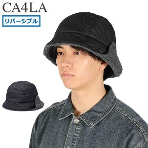 最大51%★6/8迄 CA4LA ハット メンズ レディース 秋冬 カシラ 帽子 ブランド フライトキャップ 耳当て付き リバーシブル 耳あて シンプル DOU02044の商品画像