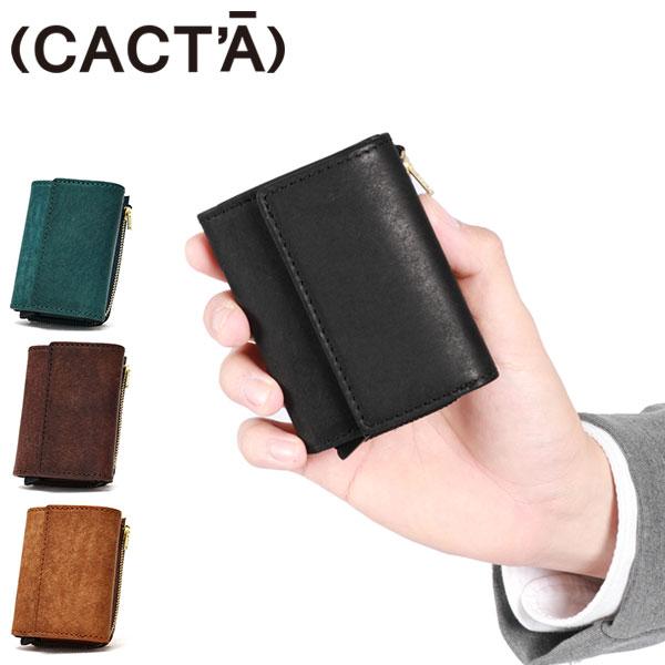 最大50%★9/17限定 カクタ 三つ折り財布 財布 メンズ レディース (CACT'A) CACT...