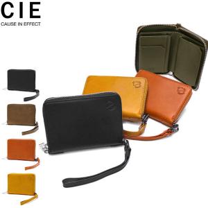 最大41%★5/12限定 CIE 二つ折り財布 シー ELVA SHORT ROUND ZIP WALLET 財布 二つ折り ボックス 本革 革 牛革 ブランド メンズ レディース 032172｜galleria-onlineshop