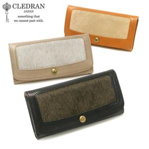 最大36%★4/18.19限定 クレドラン 長財布 CLEDRAN CUNA LONG WALLET 財布 カウファー お財布 かぶせ 本革 革 小銭入れ レザー 日本製 レディース CL-3469｜galleria-onlineshop