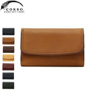 CORBO コルボ 三つ折り財布SLATE 8LC-0410レディッシュブラウン 8lc-0410_a004_d4594ac4-de01-