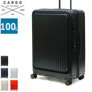 正規品2年保証 カーゴ スーツケース Lサイズ ハード 大型 フロントオープン 軽量 100L CARGO 10泊 旅行 AiR LAYER トリオ TRIO CAT738LY｜galleria-onlineshop