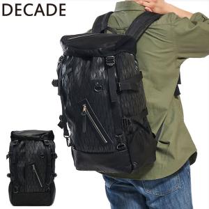 最大41%★5/26限定 ディケイド バッグ DECADE リュック メンズ Solid Graphic Print Canvas バックパック B4 リュックサック DCD-01104 レザー｜galleria-onlineshop