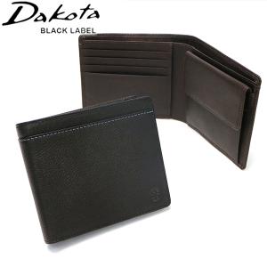 ダコタ ブラックレーベル 財布 Dakota BLACK LABEL 二つ折り財布 レザー 本革 リバー3 メンズ 0627701 0625701