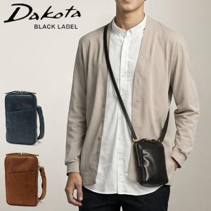 最大51%★1/1.4限定 ダコタブラックレーベル ショルダーバッグ メンズ 斜め掛けバッグ Dakota BLACK LABEL 斜めがけ 革 馬革 縦型 日本製 ホースト3 1623800