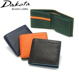 最大40%★4/25限定 ダコタブラックレーベル 二つ折り財布 メンズ ブランド 本革 革 Dakota BLACK LABEL 財布 小銭入れあり おしゃれ 軽い 0620121(0620111)｜galleria-onlineshop