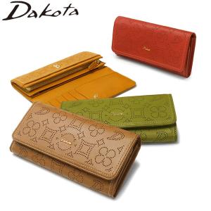 ダコタ小物+選べるノベルティ付 ダコタ 長財布 財布 レディース ブランド 大容量 本革 カード Dakota ディクラッセ 折り長財布 かぶせ 0031401 新作 2023の商品画像