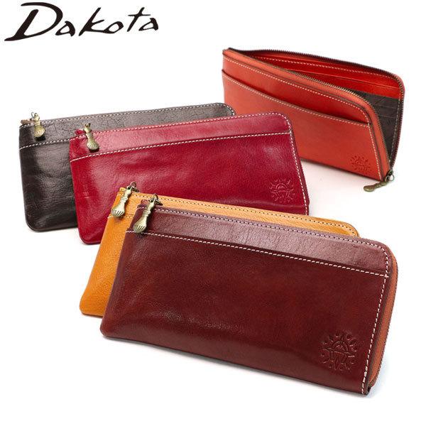 ダコタ小物+選べるノベルティ付 ダコタ 長財布 Dakota フォンス 財布 本革 L字ファスナー ...