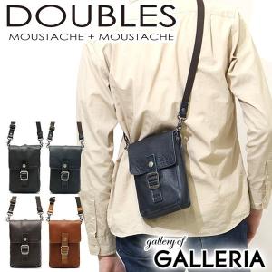 最大40%★3/31限定 ダブルス ショルダーバッグ DOUBLES ショルダーポーチ 斜め掛け レザー 本革 JHR-7211 メンズ レディース