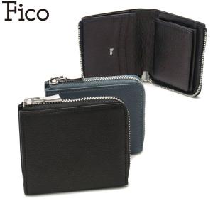 最大41%★5/26限定 正規品1年保証 フィーコ 二つ折り財布 Fico 財布 Coniglio 二つ折り 小銭入れ L字ファスナー 小さめ 本革 メンズ レディース WFIC58924｜galleria-onlineshop