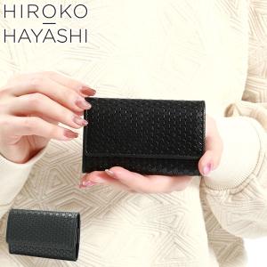 最大50%★4/15限定 ヒロコ ハヤシ カードケース レディース メンズ HIROKO HAYASHI 名刺入れ 本革 革 レザー ブランド 小さい 黒 日本製 CARDINALE 709-41850
