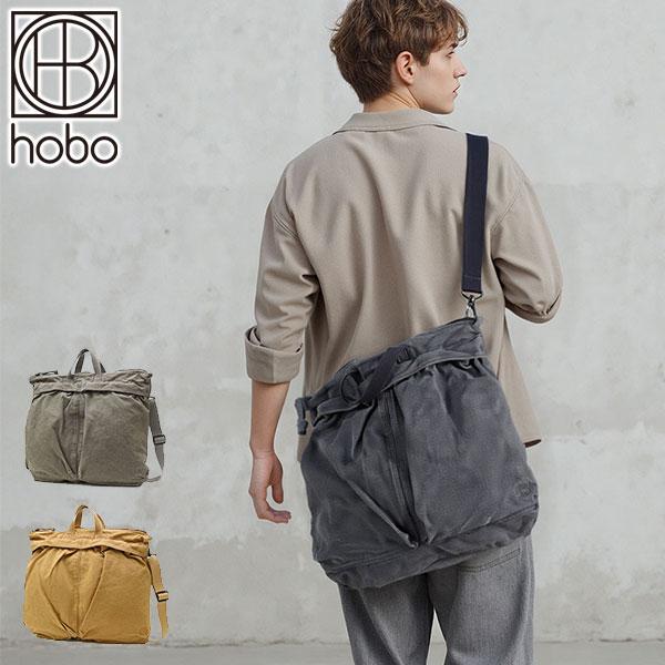 最大50%★10/26迄 ホーボー ヘルメットバッグ メンズ レディース 帆布 hobo ショルダー...
