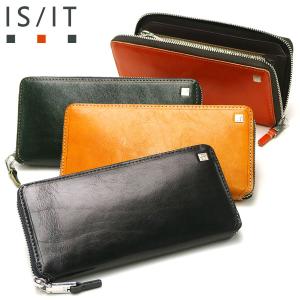 最大41%★3/29限定 イズイット 長財布 IS/IT ルチード 財布 本革 革 レザー 小銭入れあり ラウンドファスナー カード収納 軽量 革小物 メンズ 958606｜galleria-onlineshop