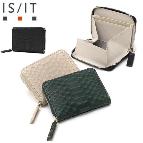 最大51%★11/15〜 IS/IT 長財布 メンズ ラウンドファスナー ブランド イズイット 大容...