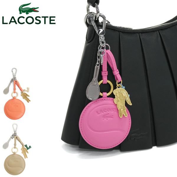 最大51%★8/16迄 ラコステ キーホルダー LACOSTE ストラップ チャーム ミラー 鏡 ミ...