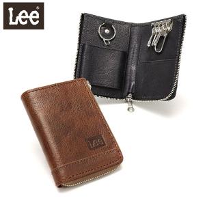 最大31%★4/21限定 Lee キーケース LEE リー cross クロス 鍵 スマートキー 4連キーフック カード収納 本革 メンズ レディース 320-1892｜galleria-onlineshop