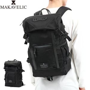 最大21倍 11/15限定 マキャベリック リュック MAKAVELIC CHASE DOUBLE LINE BACKPACK BLACK EDITION バックパック バッグ A4 B4 PC 24L メンズ 3122-10108