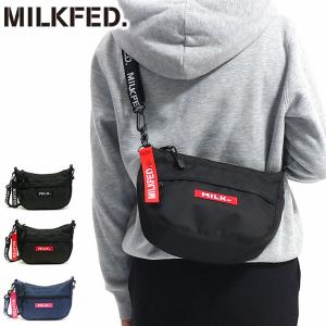 最大40%★4/25限定 ミルクフェド ショルダーバッグ MILKFED. バッグ 斜めがけ ラウンド ROUND SHOULDER BAG レディース ボックスロゴ 03195062｜galleria-onlineshop