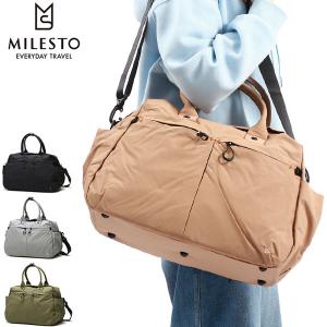 最大40%★4/21限定 ミレスト ボストンバッグ レディース メンズ 旅行 大容量 MILESTO 軽い 軽量 2WAY ボストン ショルダー 肩掛け 防水 キャリーオン MLS882｜galleria-onlineshop