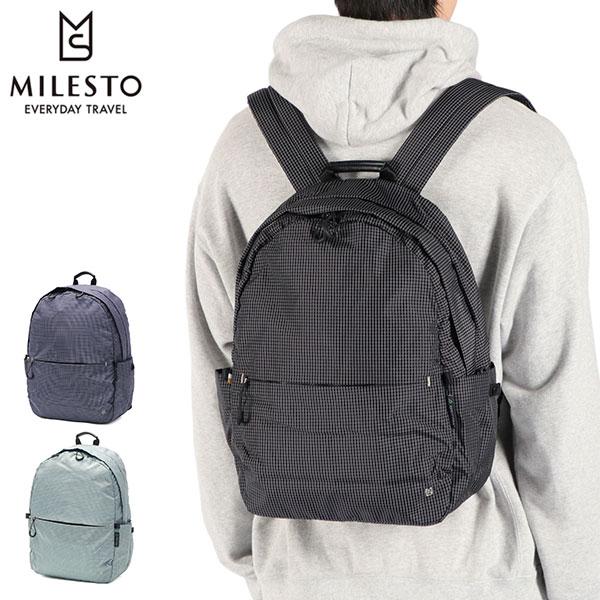 最大51%★11/15〜 ミレスト リュック メンズ レディース 大容量 通学 MILESTO 通勤...