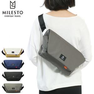 最大40%★5/15限定 ミレスト ボディバッグ MILESTO Hutte ヒュッテ 斜め掛け 小さめ 旅行 軽量 撥水 レディース MLS515｜galleria-onlineshop