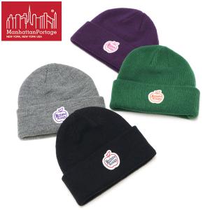 倍倍＋10％ 10/29〜31限定 日本正規品 マンハッタンポーテージ ニットキャップ Manhattan Portage Apple Knit Cap ニット帽 秋 冬 MP112