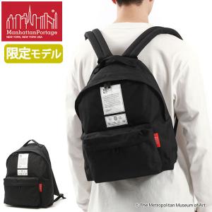 最大36%★4/18.19限定 日本正規品 マンハッタンポーテージ リュック メンズ レディース 通学 シンプル 黒 Manhattan Portage ブランド 軽い A4 15L MP1210MET｜galleria-onlineshop