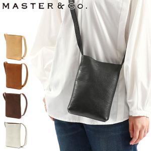マスターアンドコー ショルダーバッグ MASTER&Co. Goat Leather Mini Shoulder Bag ミニショルダー 革 日本製 メンズ レディース MC1124｜galleria-onlineshop