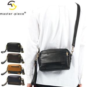 最大51%★8/18限定 正規取扱店 マスターピース ショルダーバッグ master-piece gloss 2WAY クラッチ 本革 防水 撥水 日本製 メンズ master piece 01664-v3
