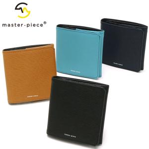 最大40%★4/28限定 正規取扱店 マスターピース 二つ折り財布 master-piece luster 二つ折りウォレット 財布 コンパクト 本革 日本製 メンズ レディース 223402｜galleria-onlineshop