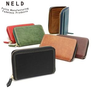 最大51%★11/11限定 ネルド 二つ折り財布 メンズ レディース ブランド 本革 NELD 財布 小銭入れ 革 おしゃれ 二つ折り ウォレット ラウンドファスナー AN150