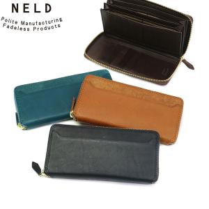 最大51%★1/1.4限定 ネルド 長財布 NELD ラウンドファスナー長財布 MINERO ミネロ 財布 BOX型小銭入れ 本革 レザー メンズ レディース AN183