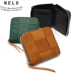 ネルド 財布 NELD フォー FOUR 二つ折り財布 ラウンドコンパクト財布 小銭入れ 本革 レザー メンズ レディース AW112