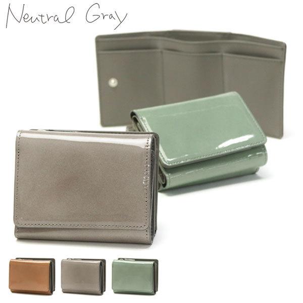最大50%★10/15〜 ニュートラルグレイ 三つ折り財布 Neutral Gray トリンドル 財...