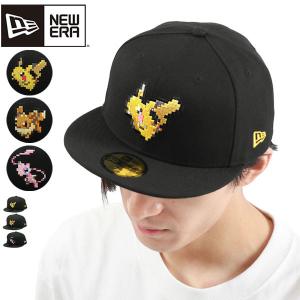 正規取扱店 ニューエラ NEW ERA 帽子 キャップ 59FIFTY Pokemon ポケモン 8Bit ピカチュウ イーブイ ミュウ メンズ レディース 7.3/8 7.1/2