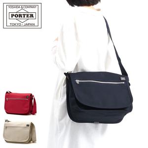 ポーター ネイキッド ショルダーバッグ(L) 667-09471 吉田カバン PORTER NAKED SHOULDER BAG(L) 大容量 大きめ A4 本革 日本製 レディース｜galleria-onlineshop