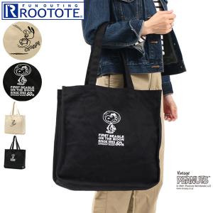 倍倍＋10％ 1/22 23限定 ルートート スヌーピー トートバッグ ROOTOTE RT SN.グランデ キャンバス PEANUTS スヌーピー 4V キャンバス A4 レディース