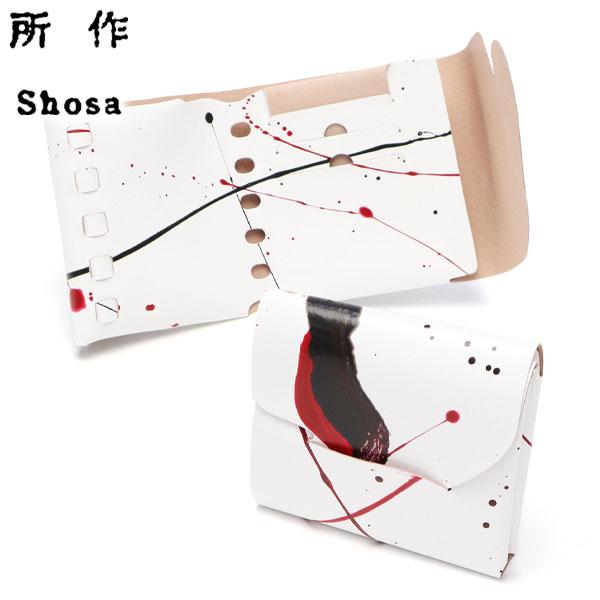 最大50%★10/26迄 所作 財布 メンズ レディース Shosa ショサ 三つ折り財布 本革 レ...