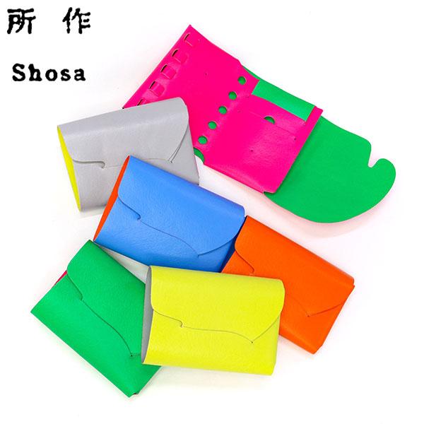 最大50%★10/26迄 所作 財布 メンズ レディース コンパクト Shosa ショサ 本革 三つ...