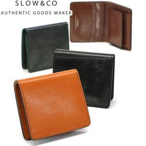 SLOW 二つ折り 二つ折り財布 財布 スロウ / bridle -Lzip short mini