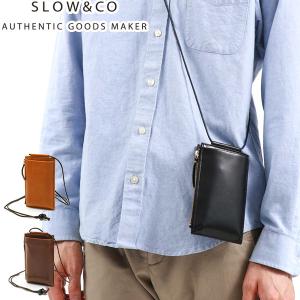 最大32%★5/29限定 スロウ ネックウォレット SLOW herbie neck pouch wallet ネックポーチウォレット お財布ショルダー 本革 スマホ カード メンズ SO837K｜galleria-onlineshop