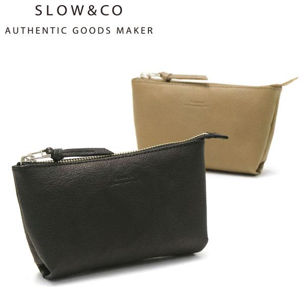 最大31%★5/15限定 スロウ ポーチ SLOW embossing leather pouch ...