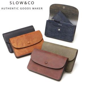 SLOW 財布 スロウ / waprolux-Lzip wallet Ssize カーフスキンスマート