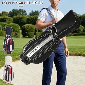 最大42%★8/14〜 トミー ヒルフィガー ゴルフ キャディバッグ TOMMY HILFIGER GOLF 5分割 9型 46インチ ブランド カートキャディバッグ FACE THMG3FC4