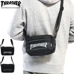 最大27%★4/9限定 セール スラッシャー ショルダー THRASHER ショルダーバッグ 斜めがけ ミニショルダー メンズ レディース THRSG400