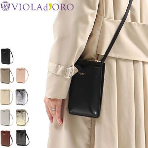 最大42%★5/11迄 正規品 ヴィオラドーロ スマホポシェット VIOLAd'ORO 財布 本革 お財布ショルダー ADRIA アドリア レディース 日本製 V-1307