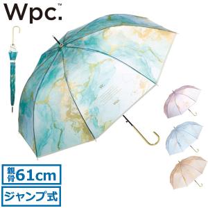 最大41%★3/29限定 Wpc. 傘 レディース おしゃれ Wpc ダブリュピーシー ワールドパーティー 長傘 雨傘 ジャンプ傘 ビニール傘 61cm 透明 インクアートアンブレラ｜galleria-onlineshop