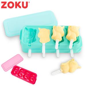 最大35%★5/18.19限定 ZOKU アイスモールド アイスキャンディーメーカー ゾク ユニコーン フラミンゴ 動物 手作りアイス 手作り 子供 4つ アイスポップモールド｜galleria-onlineshop