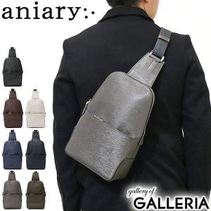 正規取扱店 アニアリ aniary バッグ Body Bag ボディバッグ Wave Leather ななめ掛け 16-07000 メンズ レディース｜galleria-store